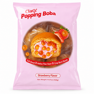 Ciao Popping Boba Bread Strawberry 420g