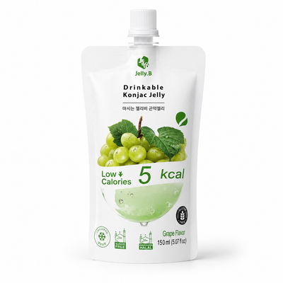 Jelly.B Drinkable Konjac Jelly Green Grape 150ml