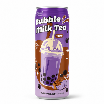 Fortune Bubble Milk Tea Taro 490ml