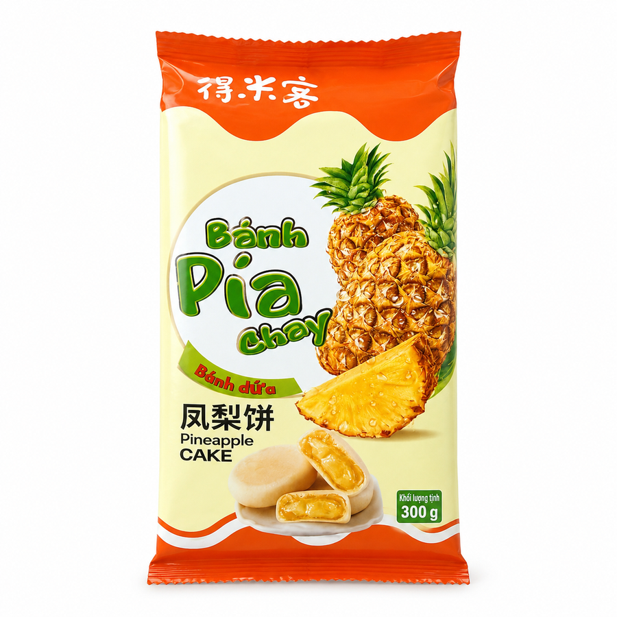 Banh Pia Chay Pineapple Cake 300g