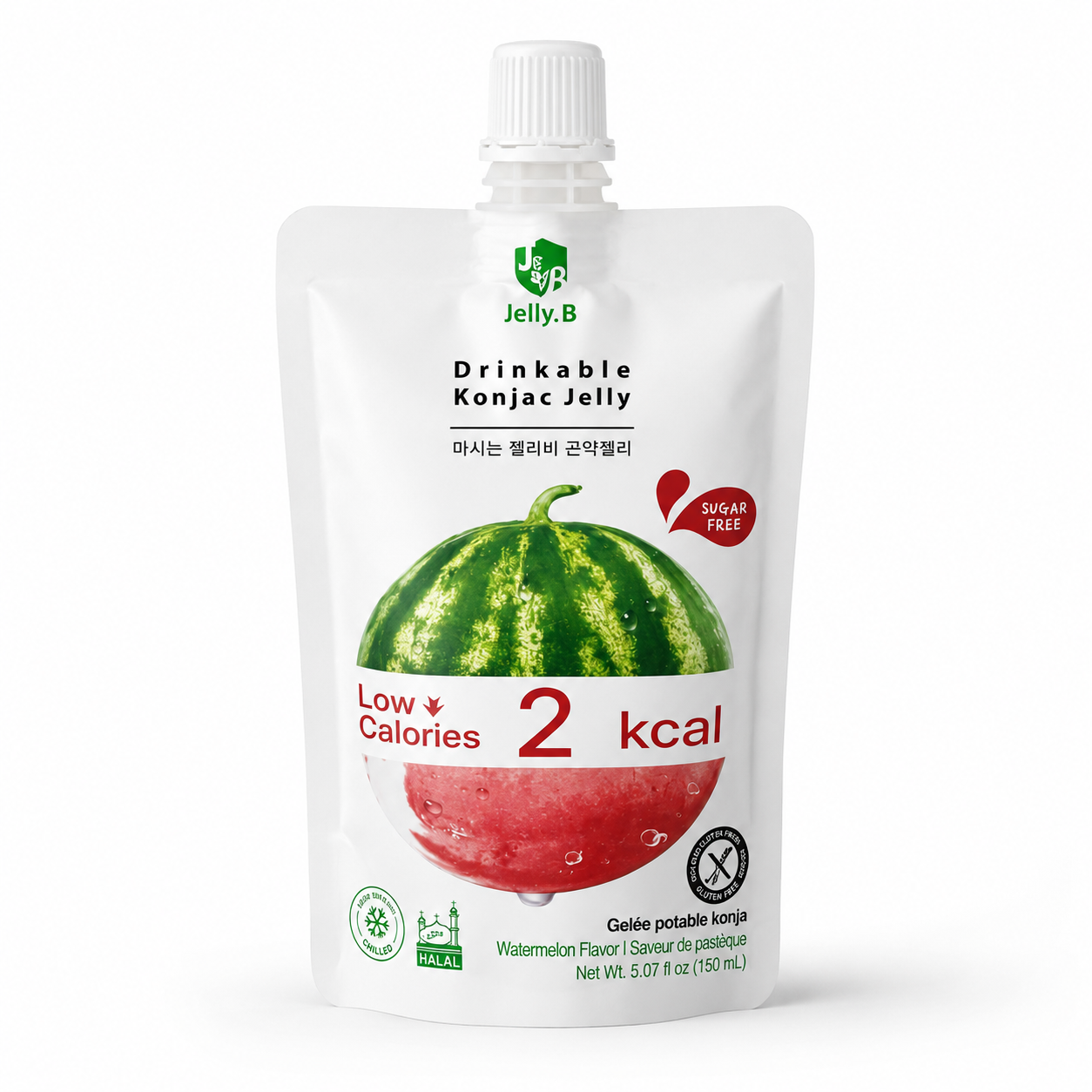 Jelly.B Drinkable Konjac Jelly Watermelon 150ml