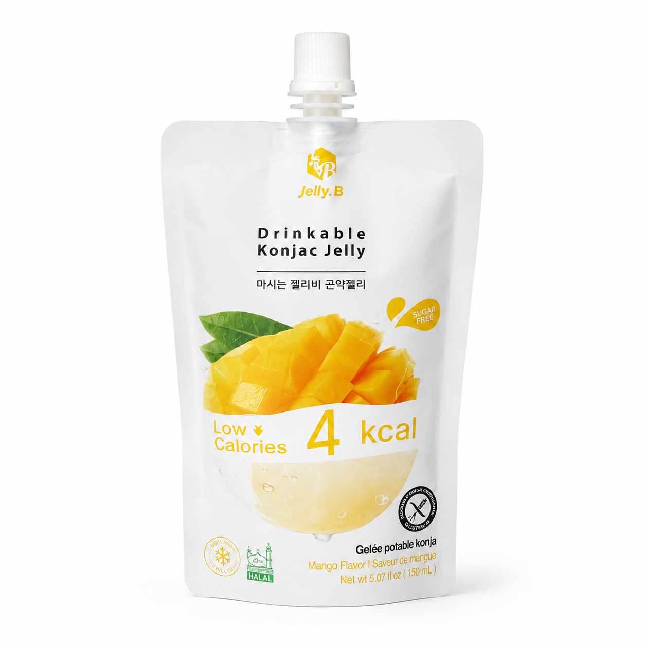 Jelly.B Drinkable Konjac Jelly Mango 150ml