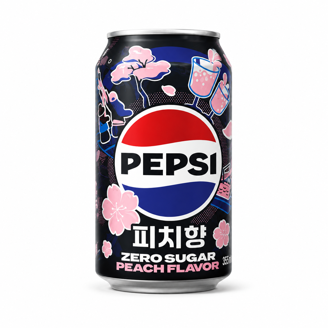 Pepsi Zero Sugar Peach 355ml