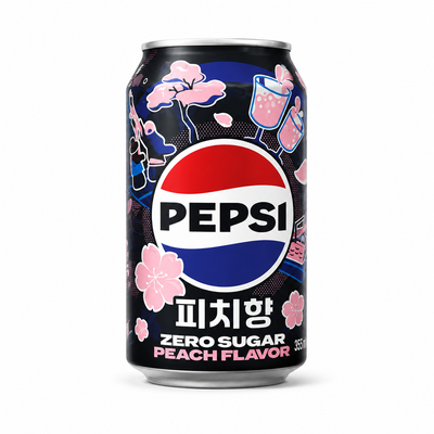 Pepsi Zero Sugar Peach 355ml