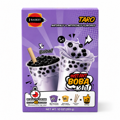 J-Basket Instant Boba Kit Taro – 3 Servings