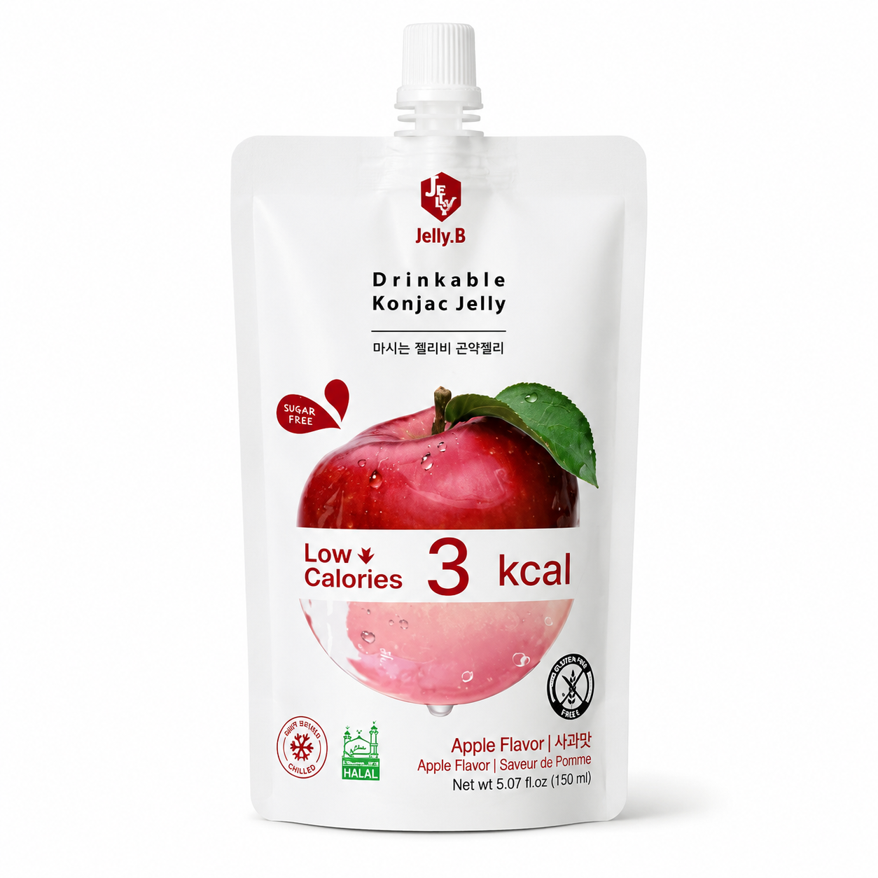 Jelly.B Drinkable Konjac Jelly Apple 150ml