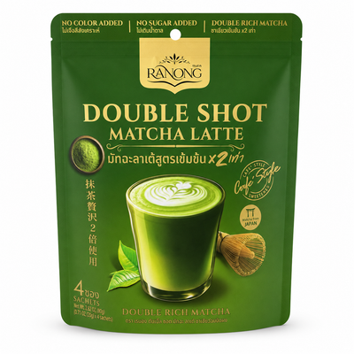 Ranong Double Shot Matcha Latte – 4 Sachets